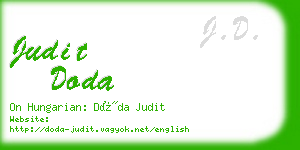 judit doda business card